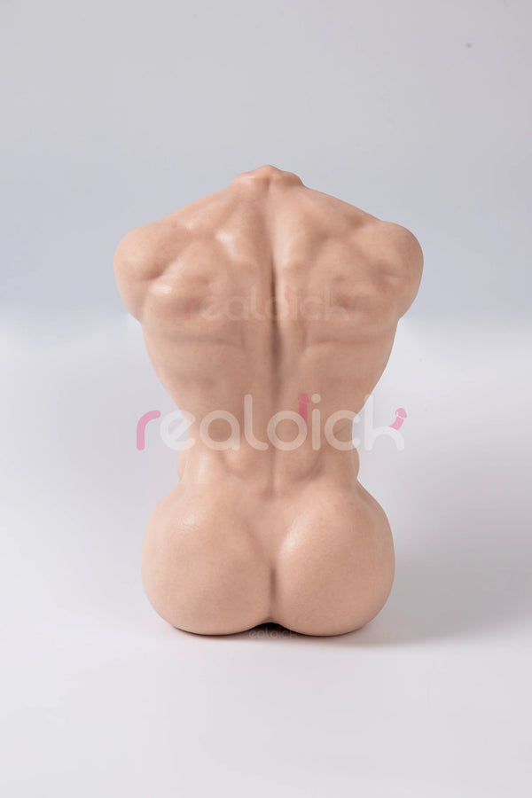 Rook 6.2" x 1.57" 4LB Small Silicone Torso Dildo with Realistic Blowjob Tunnel